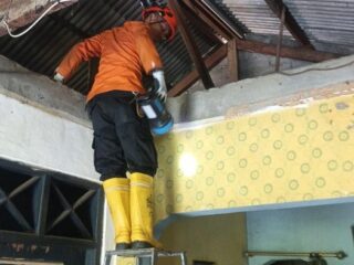 Hendak Mandi, Warga Bogor Malah Lihat Ular Sanca di Plafon